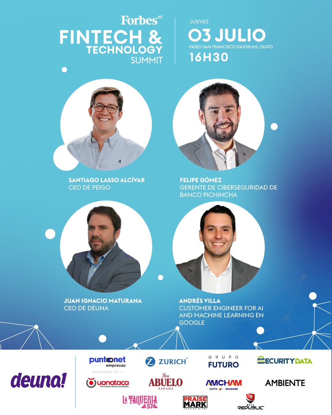 Invitación FINTECH & TECHNOLOGY