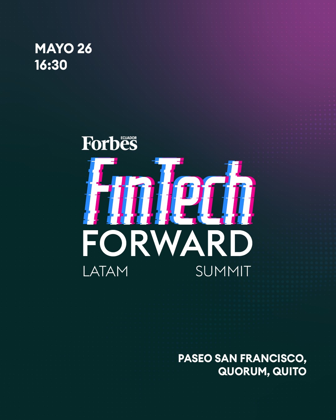 Invitación FINTECH FORWARD LATAM